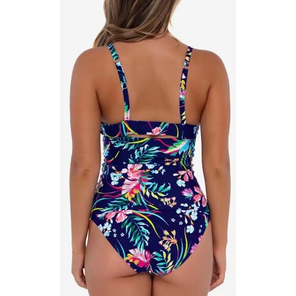 Sunsets Island Getaway Serena Convertible Tankini 34DD NWT - Picture 2 of 3